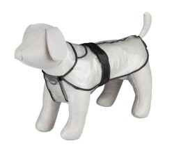 Trixie Köpek Yağmurluk S 34cm Transparan Şeffaf Siyah Biyeli - Trixie
