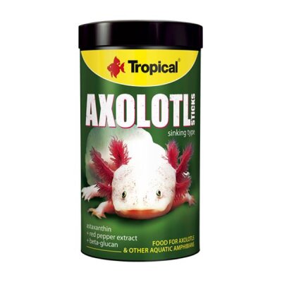 Tropical Axolotl Sticks Aksolot Yemi 135 Gr