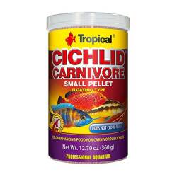 Tropical Cichlid Carnivore Small Pellet Çiklit Balık Yemi 360 Gr - TROPICAL
