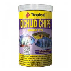 Tropical Cichlid Chips Çiklit Renk Artırıcı Balık Yemi 130 Gr - TROPICAL