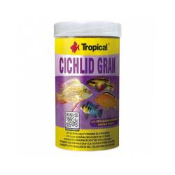 Tropical Cichlid Gran Granül Çiklit Balığı Yemi 55 Gr - TROPICAL