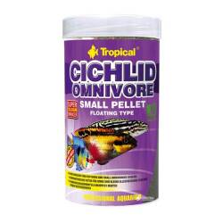 Tropical Cichlid Omnıvore Small Pellet Çikilet Balık Yemi 90 Gr - TROPICAL