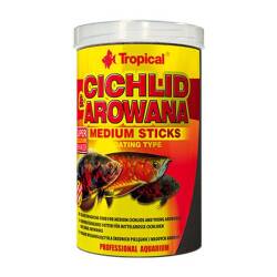 Tropical Cichlid&Arowana Medium Sticks Çiklit ve Arowana Çubuk Yemi 360Gr - TROPICAL