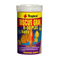 Tropical Discus Gran D-50 Plus Baby Renk Arttırıcı Yavru Discus Balık Yemi 52 Gr - TROPICAL