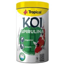 Tropical Koi Spirulina Pellet Size S Sarımsaklı Pelet Koi Balığı Yemi 320 Gr - TROPICAL