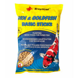 Tropical Koi&Goldfish Basic Sticks Wor. Stick Koi ve Japon Balığı Yemi 90 Gr - TROPICAL