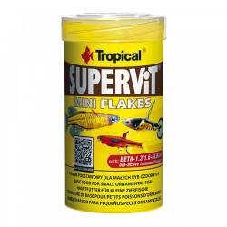 Tropical SuperVit Mini Flakes Granül Balık Yemi 44 Gr - TROPICAL