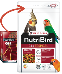 Versele Laga Nutribird G14 Tropical Paraket Pelet Kuş Yemi 1 kg - 1