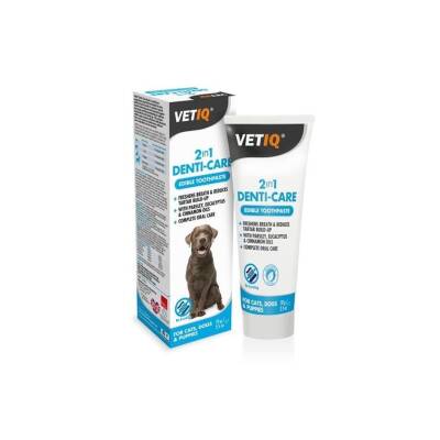 Vet IQ 2 in1 Denti-Care Köpek İçin Yenilebilir Diş Bakımı Macunu 70 gr - 1