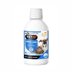 Vet IQ 2in1 Denti-Care Kedi Köpek Ağız ve Diş Bakım Solüsyonu 250 Ml - Vet IQ