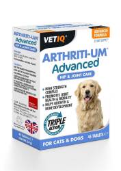 Vet IQ Arthiriti-Um Kedi ve Köpekler İçin Kalça ve Eklem Bakımı 45 Tablet - Vet IQ