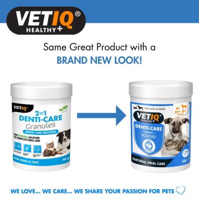Vet IQ Kedi ve Köpek İçin Diş Bakım Tozu 60 gr - 4