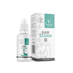 VetDeluxe Ear Clean Kedi ve Köpekler için Kulak Temizleme Solüsyonu 50 Ml - VetDeluxe