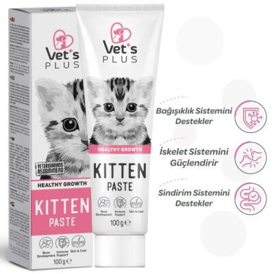 Vet's Plus Hamile ve Yavru Kediler için Multivitamin Malt Kedi Macunu 100 gr - 5