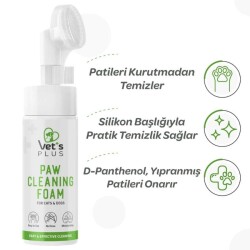 Vet's Plus Kedi ve Köpekler İçin Aloe Vera Özlü Pati Temizleme Köpüğü 150 ml - 2