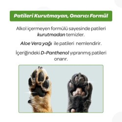 Vet's Plus Kedi ve Köpekler İçin Aloe Vera Özlü Pati Temizleme Köpüğü 150 ml - 4