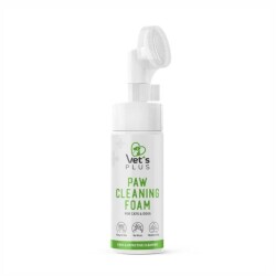 Vet's Plus Kedi ve Köpekler İçin Aloe Vera Özlü Pati Temizleme Köpüğü 150 ml - Vet's Plus