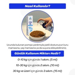 Vet's Plus Kedi ve Köpekler için Balık Yağı 200 Ml - 4