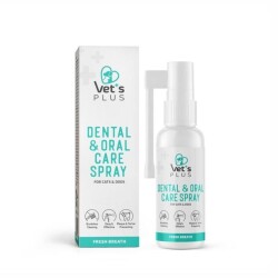 Vet's Plus Kedi ve Köpekler İçin Diş ve Ağız Bakım Spreyi 50 Ml - Vet's Plus