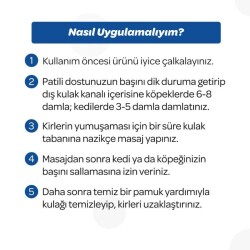 Vet's Plus Kedi ve Köpekler için Kulak Temizleme Solüsyonu 100 Ml - 5