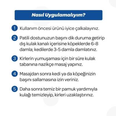 Vet's Plus Kedi ve Köpekler için Kulak Temizleme Solüsyonu 100 Ml - 5