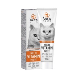 Vet's Plus Multi-Vitamin Taurinli Malt Kedi Macunu 100 Gr - Vet's Plus