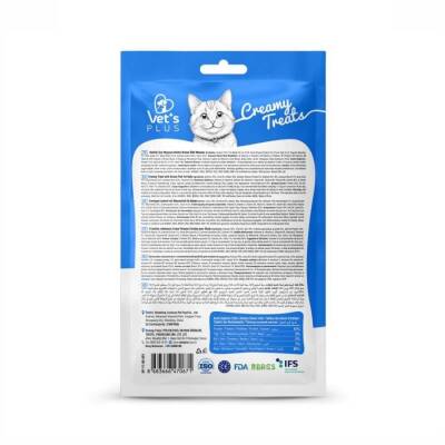 Vet's Plus Okyanus Balıklı Sıvı Krema Kedi Ödülü 5x14 Gr - 2