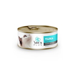 Vet's Plus Optimal Nutrition Hypoallergenic Ton Balıklı Tahılsız Yetişkin Kedi Konservesi 85 gr - Vet's Plus