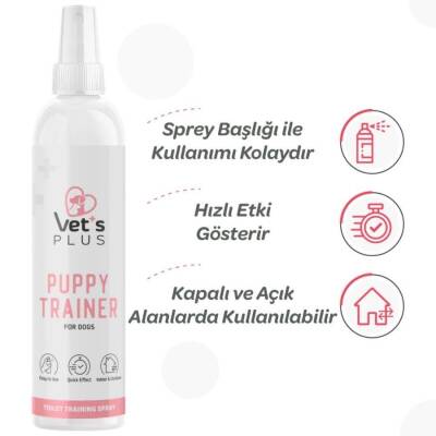 Vet's Plus Yavru Köpek Tuvalet Eğitim Spreyi 100 Ml - 2