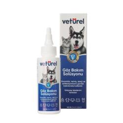 Veturel Kedi Köpek ve Diğer Hayvanlar İçin Göz Bakım Solüsyonu 100 Ml - Veturel