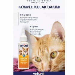 Veturel Kedi ve Köpekler İçin Ağız Göz ve Kulak Bakım Spreyi Başlangıç Seti 3x100 Ml - 4