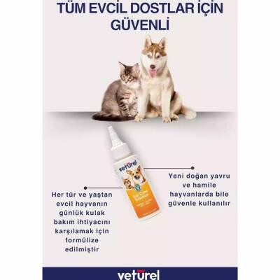 Veturel Kedi ve Köpekler İçin Ağız Göz ve Kulak Bakım Spreyi Başlangıç Seti 3x100 Ml - 2