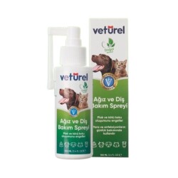 Veturel Kedi ve Köpekler İçin Ağız ve Diş Bakım Spreyi 100 Ml - Veturel