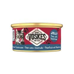Voskes Jelly Ton Balığı ve Çipura Yetişkin Kedi Konservesi 85 gr - Voskes