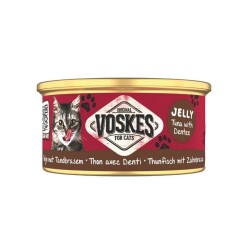 Voskes Jelly Ton Balığı ve Sinagrit Yetişkin Kedi Konservesi 85 gr - Voskes