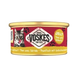 Voskes Ton Balıklı ve Sarıkuyruk Yetişkin Kedi Konservesi 85 gr - Voskes