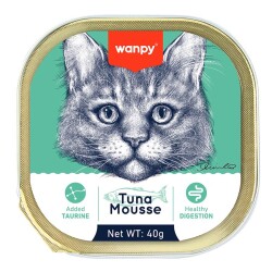 Wanpy Alutray Ton Balıklı Pate Yetişkin Kedi Konservesi 6x40 Gr - Wanpy