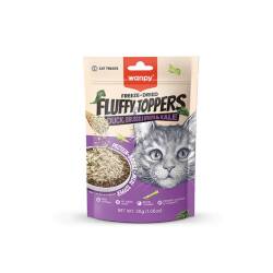 Wanpy Fluffy Topper Dondurularak Kurutulmuş Brüksel ve Kara Lahanalı Kedi Ödül Maması 30 Gr - Wanpy