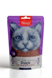 Wanpy Gerçek Ördek Şerit Yumuşak Kedi Ödülü 80 gr - Wanpy