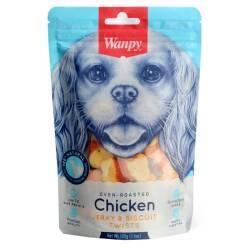 Wanpy Kalsiyumlu Gerçek Tavuk Sargılı Bisküvi Köpek Ödülü 100 gr - Wanpy