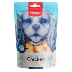 Wanpy Kalsiyumlu Gerçek Tavuk Sargılı Bisküvi Köpek Ödülü 100 gr - Wanpy