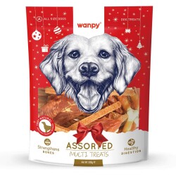 Wanpy Karışık Yılbaşı Köpek Ödülü 300 gr - Wanpy