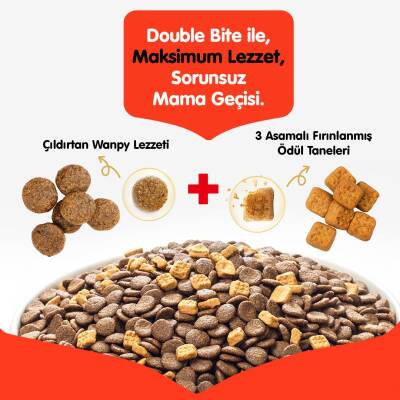 Wanpy Kısırlaştırılmış Somon Ve Ton Balıklı Tahılsız Yetişkin Kedi Maması 8 kg - 2