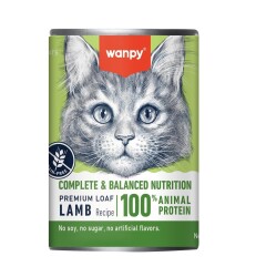 Wanpy Kuzulu Tahılsız Yetişkin Kedi Konservesi 375 gr - Wanpy