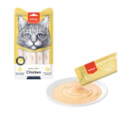 Wanpy Tavuklu Sıvı Krema Kedi Ödülü 5 X 14 gr - Wanpy