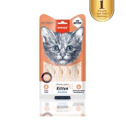 Wanpy Somonlu Yavru Kedi Krema Ödülü 5x14 Gr - Wanpy