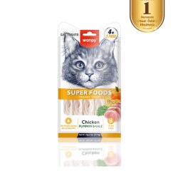 Wanpy Superfood Balkabağı & Kara Lahanalı Krema Kedi Ödülü 5×14 Gr - Wanpy