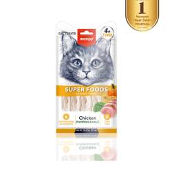 Wanpy Superfood Balkabağı & Kara Lahanalı Krema Kedi Ödülü 5×14 Gr - Wanpy