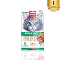 Wanpy Superfood Kuzulu, Pancar & Zerdeçallı Krema Kedi Ödülü 5×14 Gr - Wanpy