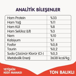 Wanpy Ton Balıklı Tahılsız Yetişkin Kedi Maması 1,5 kg - 5